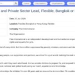 Responsable Financements Innovants et Partenariats Privés –