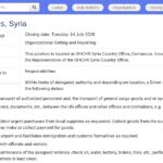 Chauffeur – OHCHR Bureau de Damas