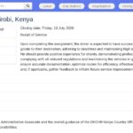 Chauffeur National – OHCHR Nairobi