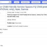 Consultant technique – Espaces adaptés aux enfants