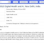 Technical Officer – Digital Health & AI (New Delhi)
