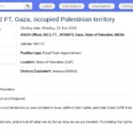 Responsable WASH (Eau, Hygiène et Assainissement) – Gaza