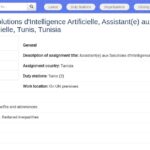 Assistant(e) en Solutions d&rsquo;IA – Conception et Déploiement