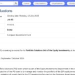 Stagiaire en Évaluations d&rsquo;Entreprises – Fonds