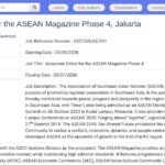 Associate Editor – ASEAN Magazine (Jakarta)