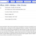 Senior Evaluation Officer – Développement & Impact