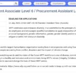 Assistant(e) Achats – Roster, Islamabad (Niveaux 5-6)