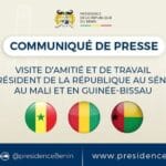 Patrice Talon visite Dakar, Bamako et Bissau en juin