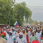 Rassemblement pro-révolution au Burkina Faso