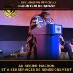 Egountchi Behanzin accuse les services français de harcèlement