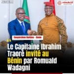 Le président burkinabè invité à une visite officielle au Bénin