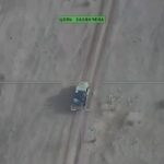 Des combattants du Corps africain arrivent au Mali à bord de pick-ups