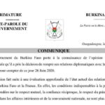 Burkina Faso rompt ses relations diplomatiques avec la France