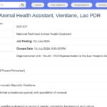 Assistant Technique National en Santé Animale