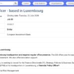Responsable Politiques Financières – Luxembourg
