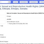 Consultant national – Droits en santé sexuelle et
