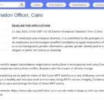 Responsable Transformation IT – Bureau du PAM au Caire