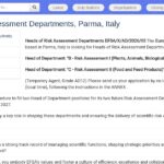 Heads of Risk Assessment Departments – EFSA, Parma
