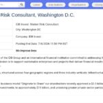 Consultant en Risques de Marché – IDB Invest