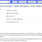 Principal Agile Delivery Manager – Digital Workplace