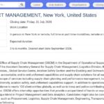 Stagiaire en Gestion de Projet – Supply Chain