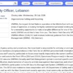 Responsable Sécurité Terrain Senior – Liban