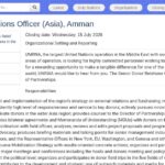 Responsable Relations Donateurs Asie (Amman)