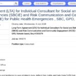 Consultant SBC en Urgences et Communication des Risques