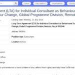 Consultant en sciences comportementales – SBC – UNICEF