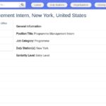 Stage en gestion de programme jeunesse – Nations Unies