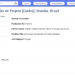 Assistant(e) de Gestion de Projet Données (CDESC/UNOPS)