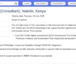 Ingénieur logiciel consultant – WESR, Nairobi