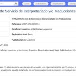 Interprètes et Traducteurs – Roster PNUD Argentine