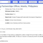 Chargé(e) des Partenariats de Financement – ADB
