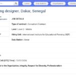 Consultant Learning Designer – Formation Inclusive – Dakar