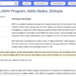 Assistant de Projet – Programme LIWAY, Addis-Abeba