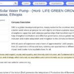Conseiller régional pompes solaires horticulture