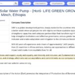 Conseiller Régional Pompes Solaires – Horticulture