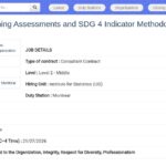Consultant en évaluations des apprentissages et indicateurs