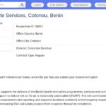 Associé Services Généraux – Cotonou