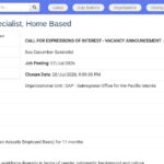 Spécialiste Concombre de Mer – Télétravail Pacifique