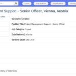 Chargé·e supérieur·e de gestion de projet – Vienne