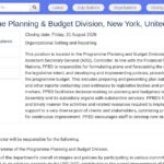 Directeur de la Planification et du Budget
