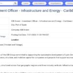 Investment Officer – Infrastructure & Energy – Caribbean