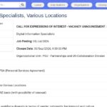 Spécialiste en Information Numérique – Roster International