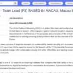 Senior Researcher & Team Lead – AI for Sustainable