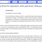 Head of Biodiversity Programme (60% part-time, Tokyo)