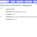 Chef de Projet Infrastructure (H/F) – Afrique Centrale