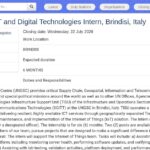 Stagiaire IoT – Infrastructure TI (Nations Unies)