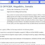 Responsable Logistique Senior – Mission ONU à Mogadiscio